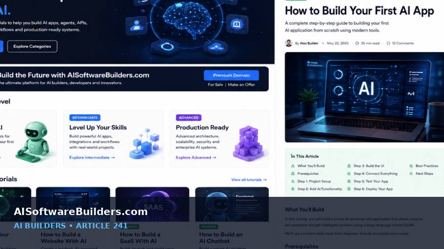 AI tutorial illustration