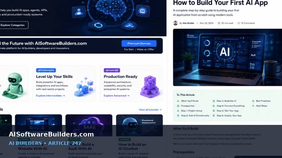 AI tutorial illustration