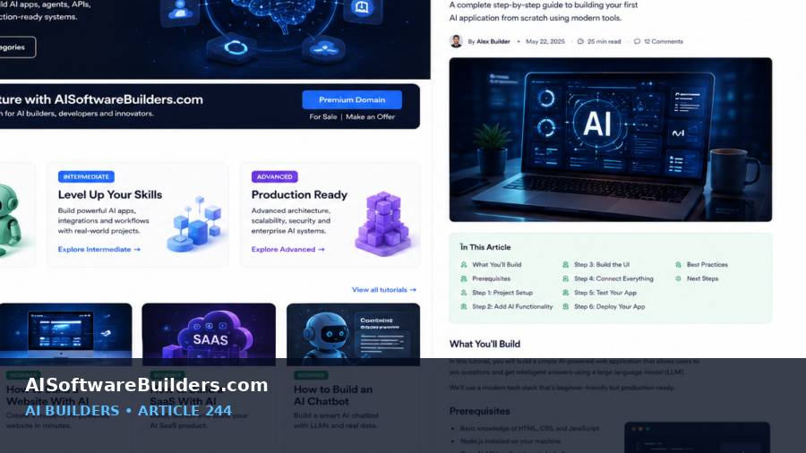 AI tutorial illustration