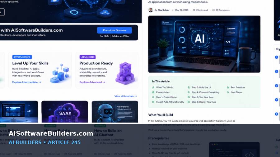 AI tutorial illustration