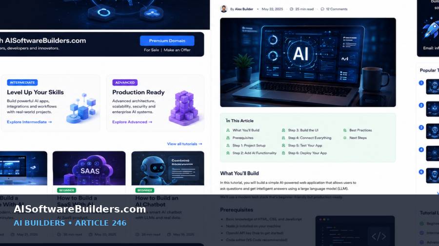 AI tutorial illustration