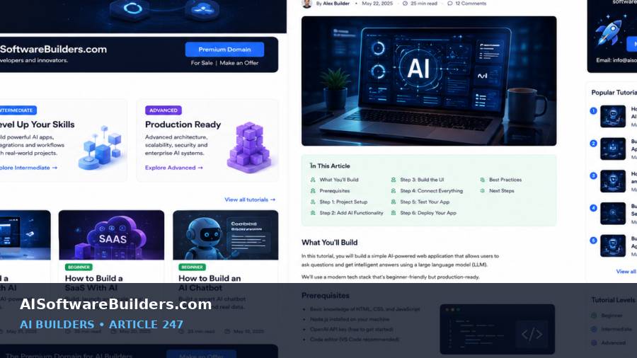 AI tutorial illustration