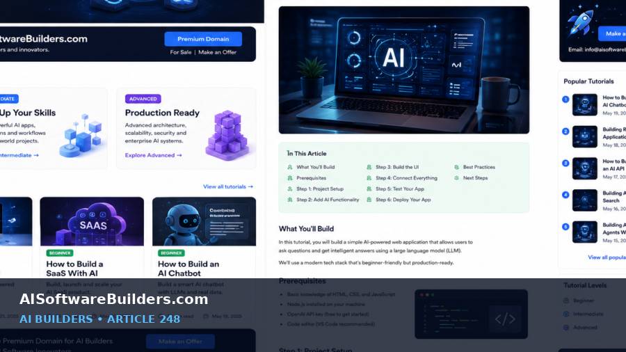 AI tutorial illustration