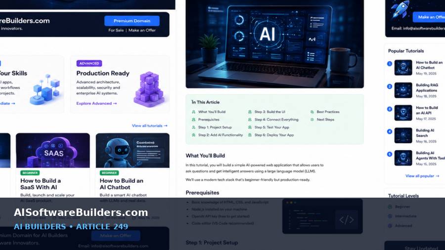 AI tutorial illustration