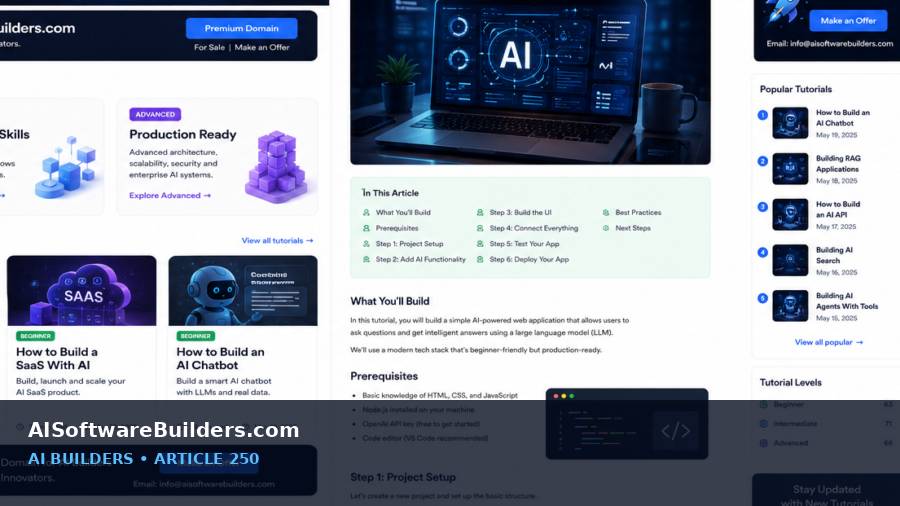 AI tutorial illustration