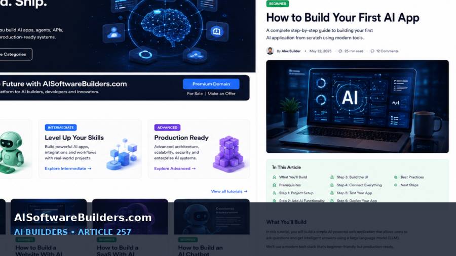 AI tutorial illustration