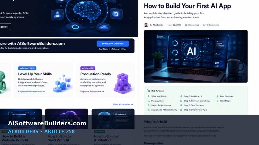AI tutorial illustration