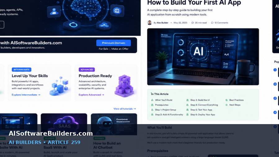 AI tutorial illustration