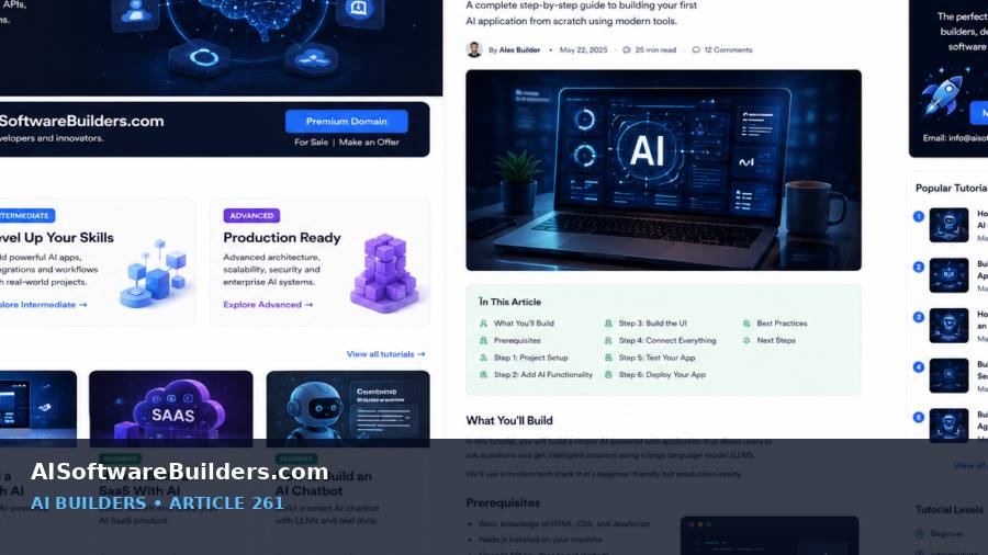 AI tutorial illustration
