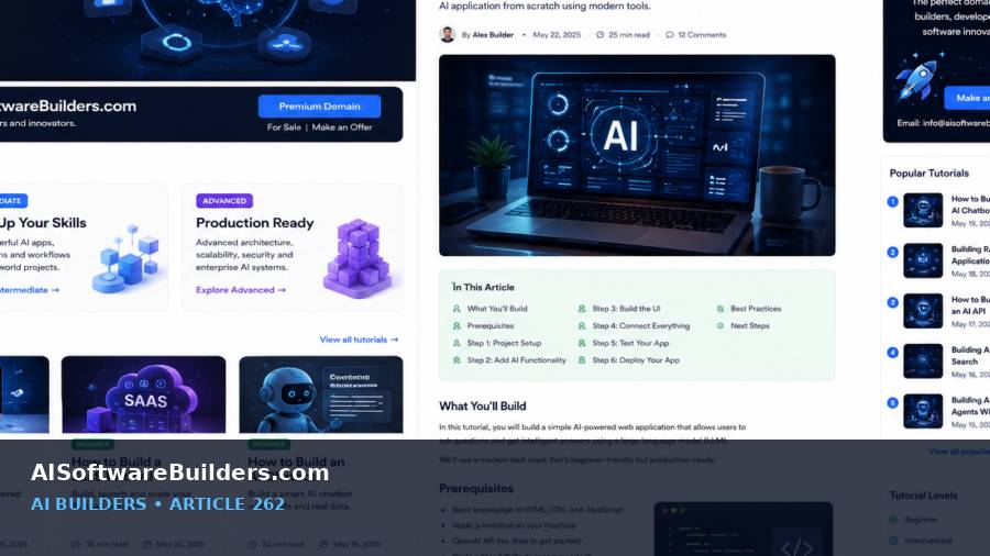 AI tutorial illustration