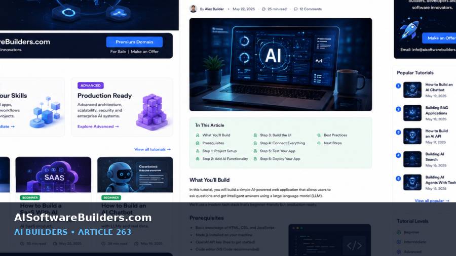 AI tutorial illustration