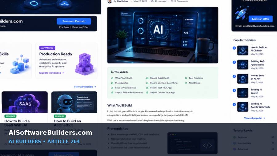 AI tutorial illustration