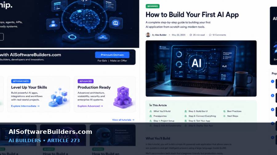 AI tutorial illustration
