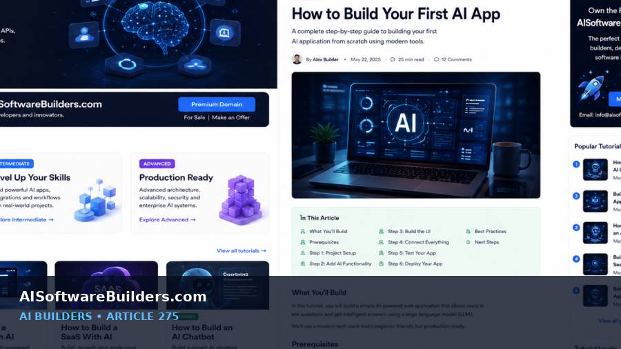 AI tutorial illustration