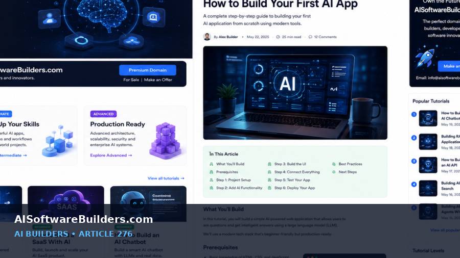 AI tutorial illustration