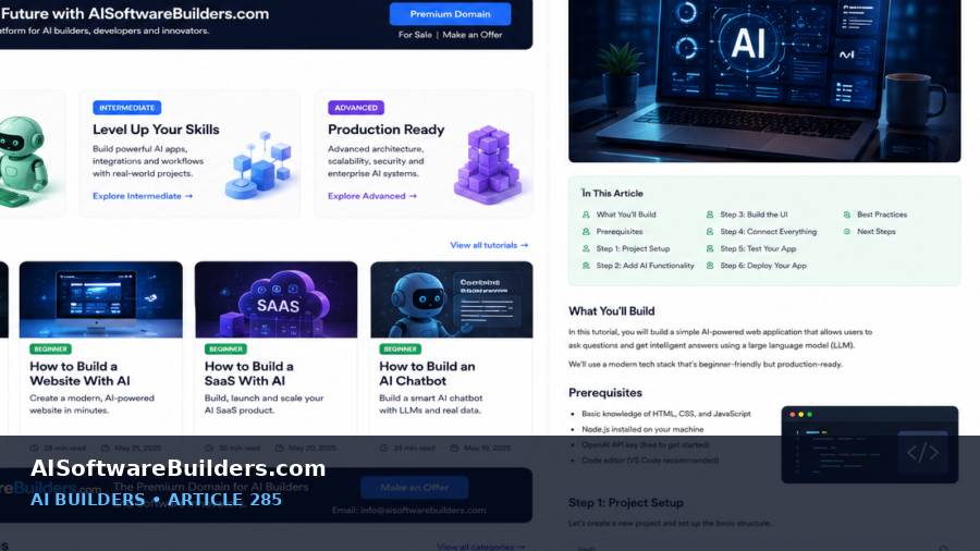 AI tutorial illustration