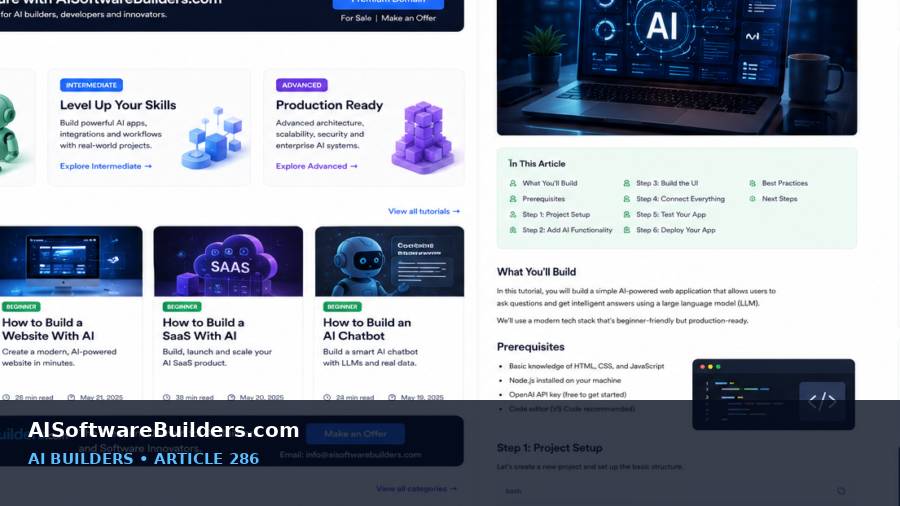 AI tutorial illustration