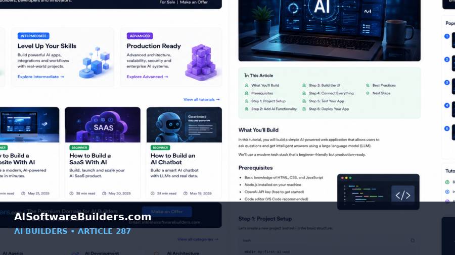 AI tutorial illustration
