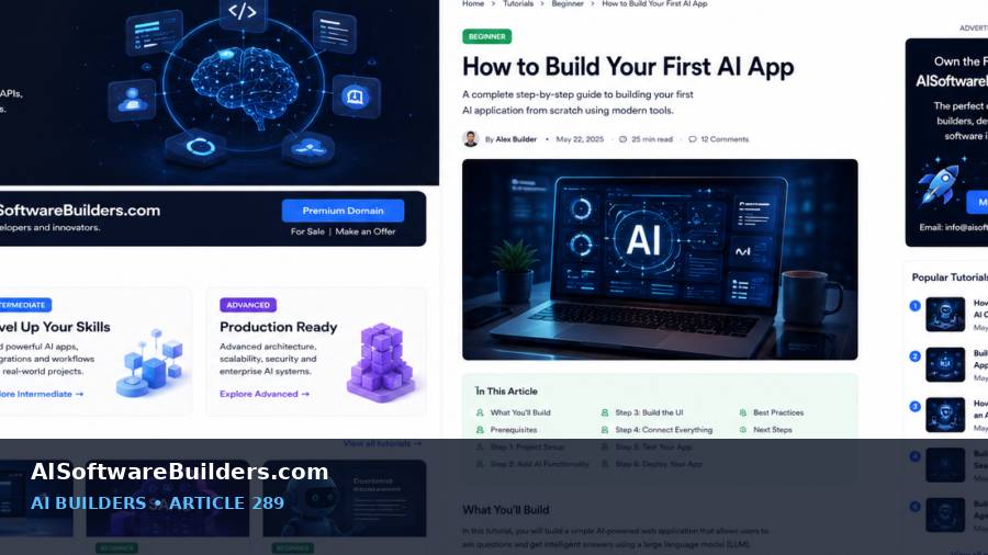 AI tutorial illustration