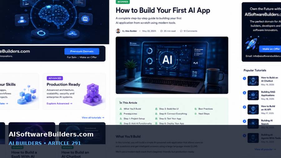 AI tutorial illustration