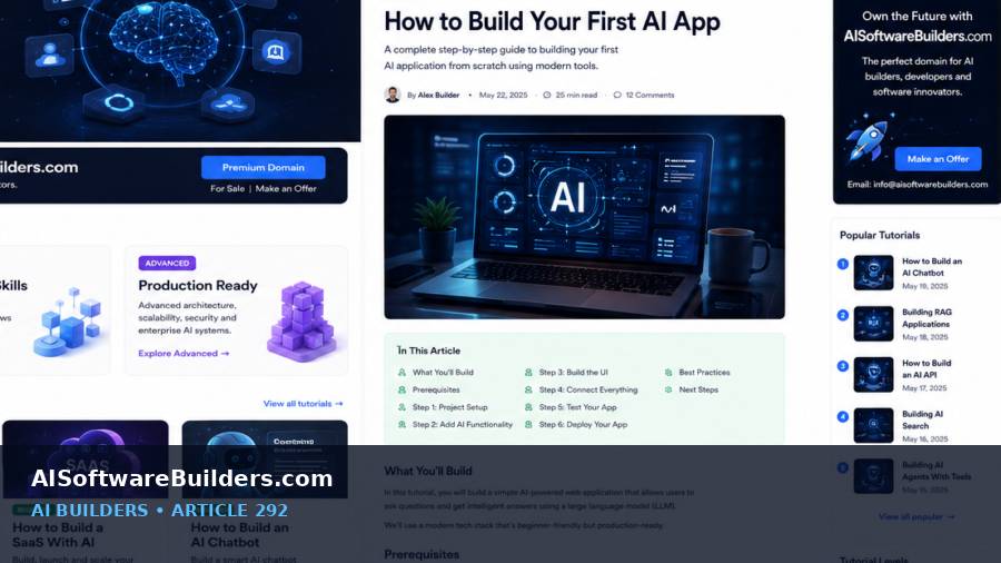 AI tutorial illustration