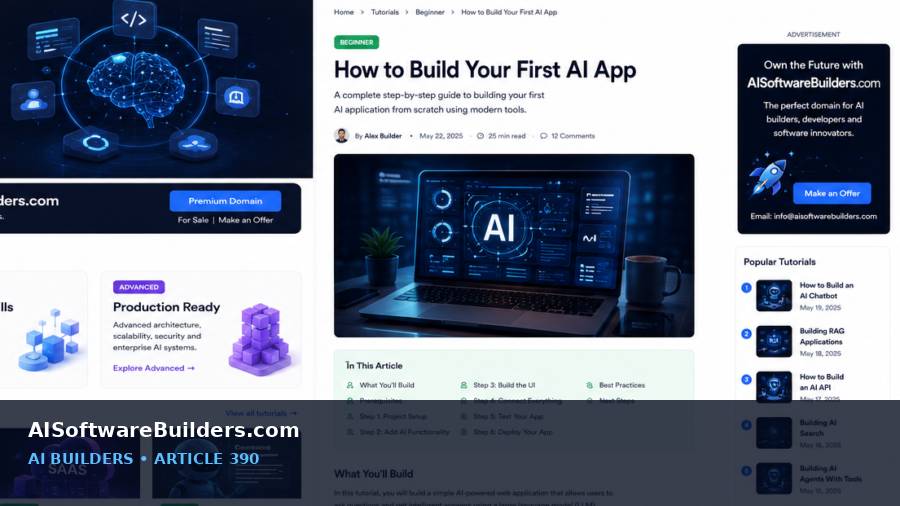 AI-generated tutorial illustration
