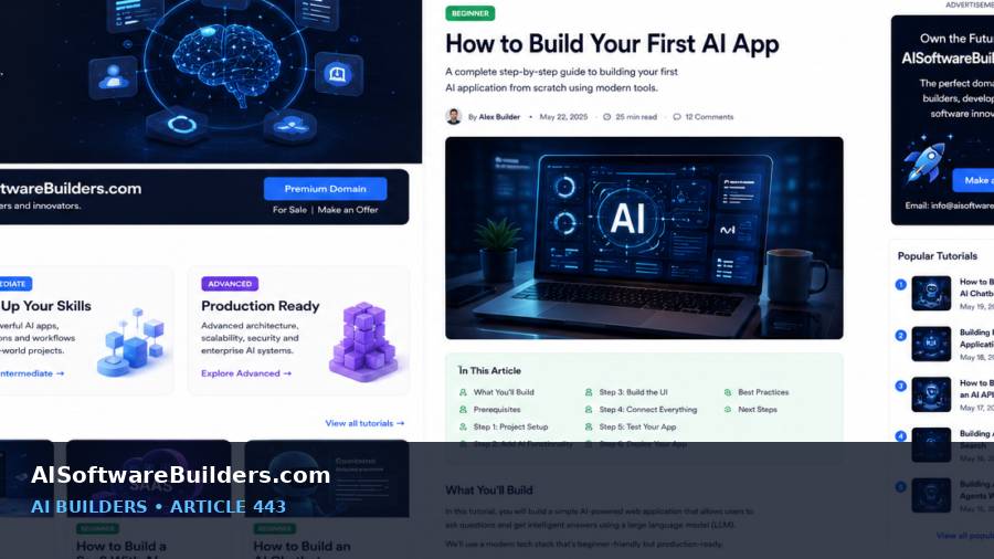AI tutorial illustration
