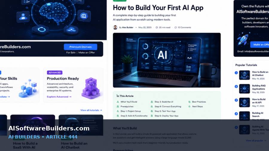 AI tutorial illustration