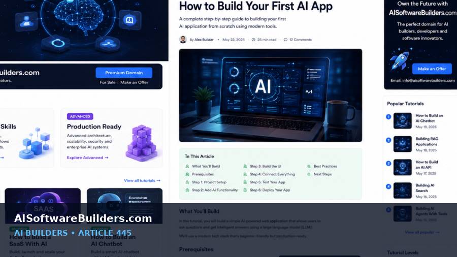 AI tutorial illustration