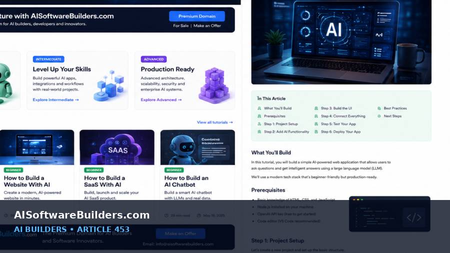 AI tutorial illustration