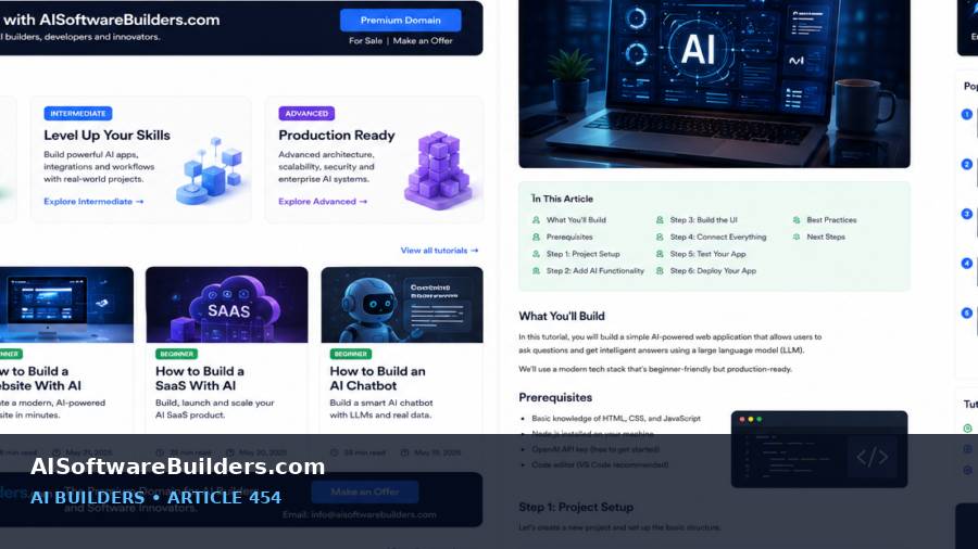 AI tutorial illustration