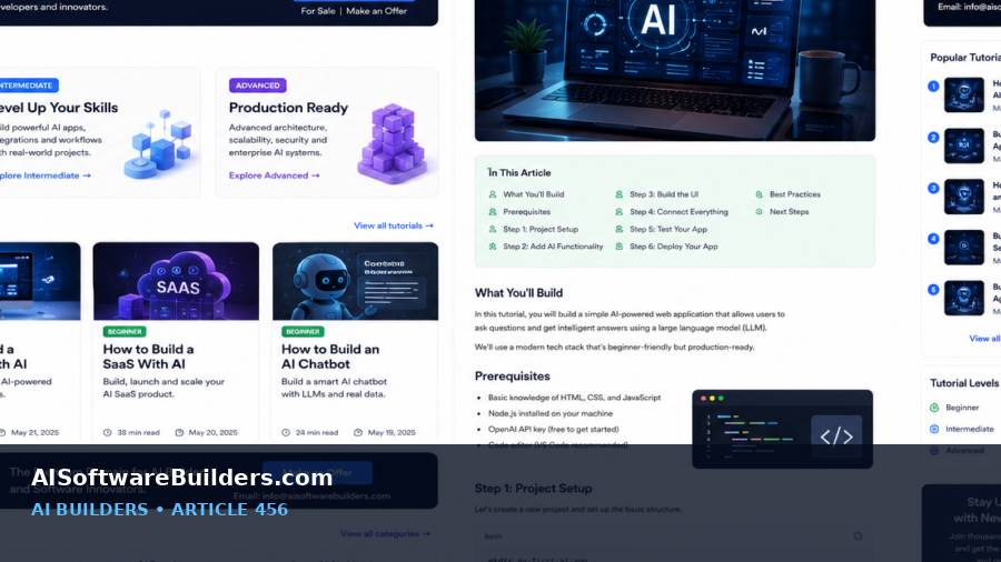 AI tutorial illustration