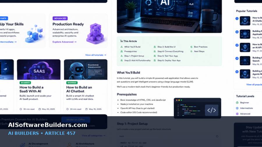 AI tutorial illustration