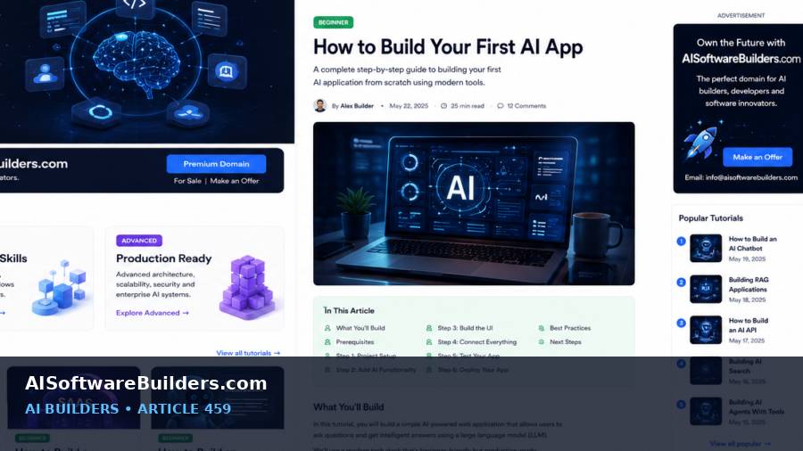 AI tutorial illustration