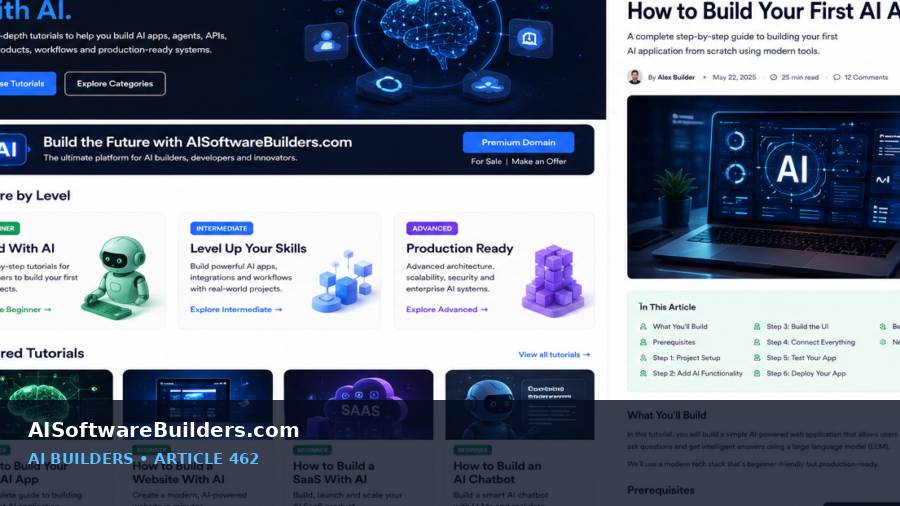 AI tutorial illustration