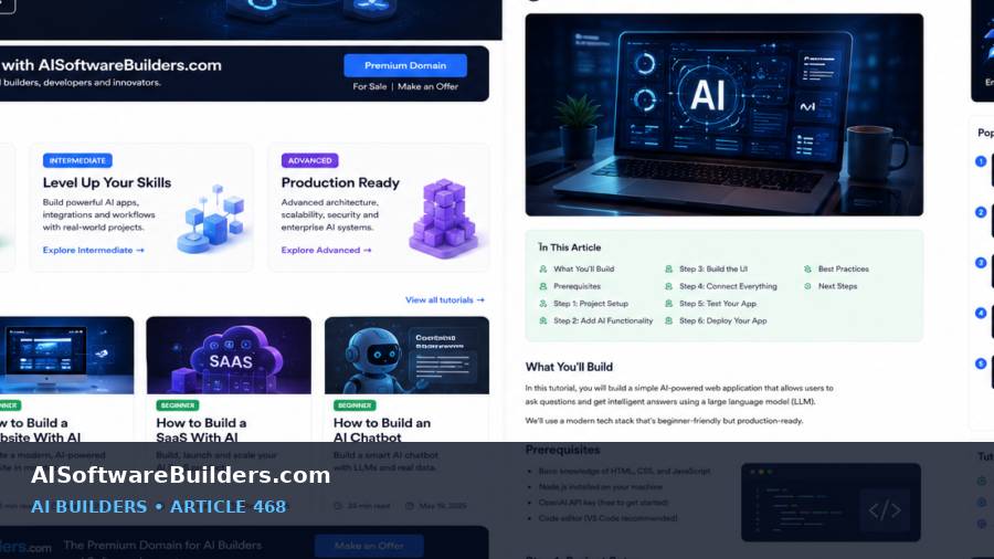 AI tutorial illustration