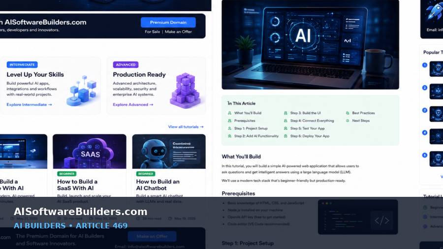 AI tutorial illustration