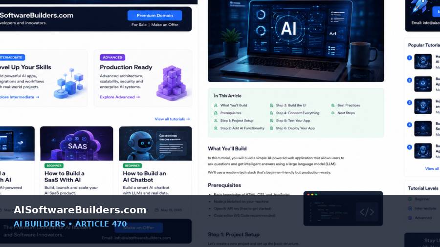 AI tutorial illustration