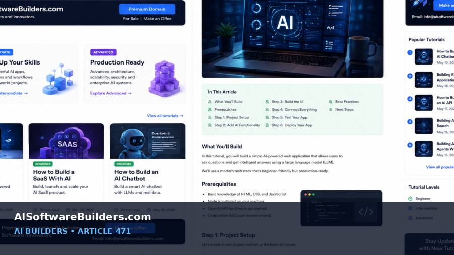 AI tutorial illustration