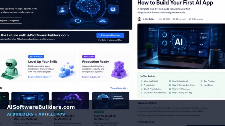 AI tutorial illustration