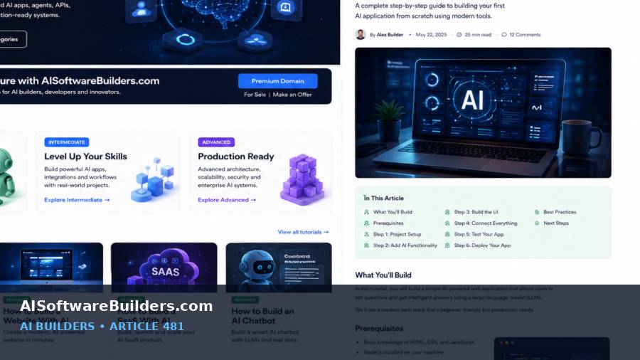 AI tutorial illustration