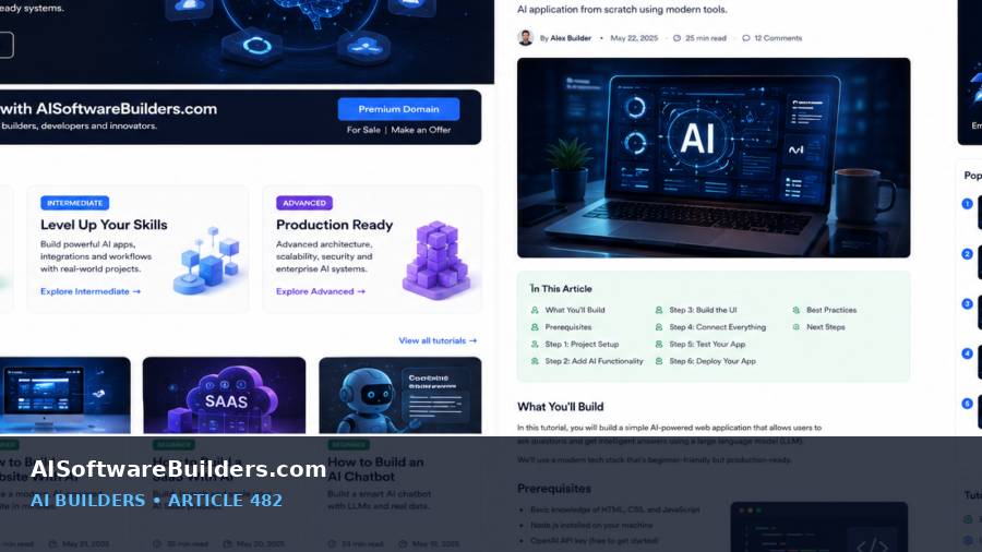 AI tutorial illustration