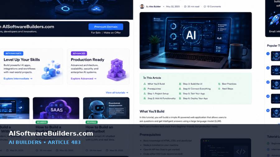 AI tutorial illustration